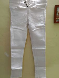 NOX Branded White Jeans