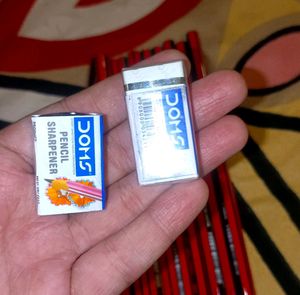 Pencil Box With Sharpner And Eraser