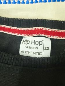 Black Graphic Sweatshirt