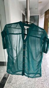 Green Transparent Shirt