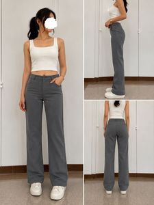 grey trousers