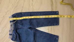 Kids' Denim Jeans with Drawstring Waist