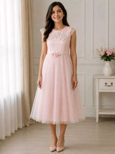 Charming baby Pink Tulle Party Dress