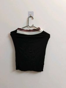 Black Tunic/ OffShoulder Top