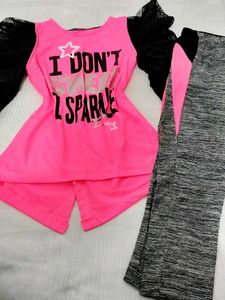 🆕 Girls' Sparkle Outfit 🎀