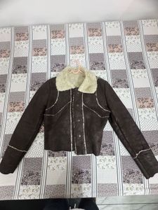 Cozy Sherpa Lined Faux Suede Jacket