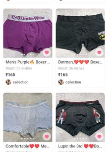 mix size Men's Boxer Briefs combo