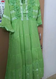 Lime Green Frock Suit