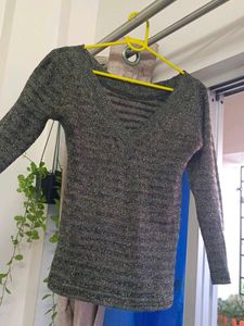Sparkly Knit Top