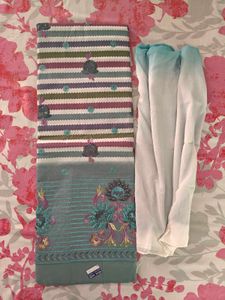 Embroidered Kurta Suit Material