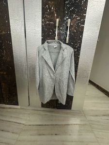 Gray Blazer Jacket