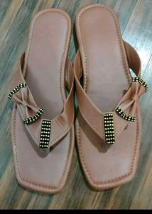 Stylish Black Embellished Flats