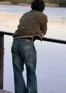 Retro Denim Flared Jeans