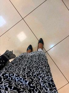 elegant black anarkali