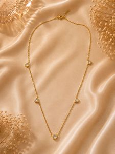💖 Heartline Crystal Charm Necklace