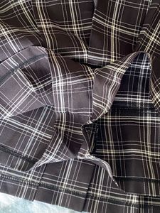 Plaid Pleated Skirt