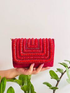 Beaded handbag