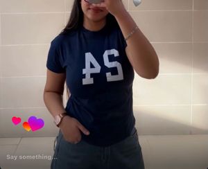 Shein Blue Graphic T-Shirt