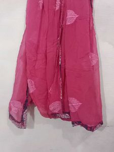 Stylish Pink Chiffon dupatta
