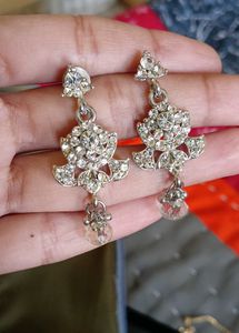 Sparkling Crystal Drop Earrings