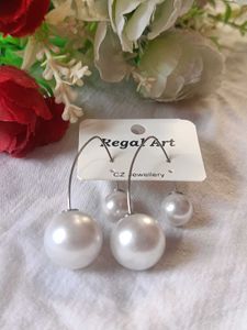 Elegant Pearl Drop Earrings