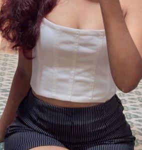 White Corset Top