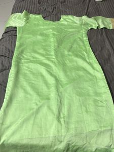 Beautiful Green Kurta with Embellishments