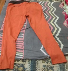 Brown High-Rise Leggings