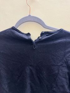 Navy Blue Knit Sweater