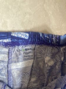 Blue Printed Pajama Pants