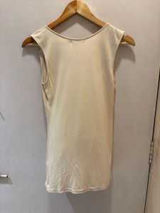 Elegant Cream Top with Lace Detail