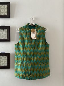 Sea green Nehru jacket, perfect for any occasion