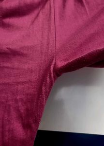 Comfortable Burgundy Leggings