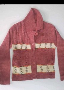 Cozy Rose Knit Cardigan