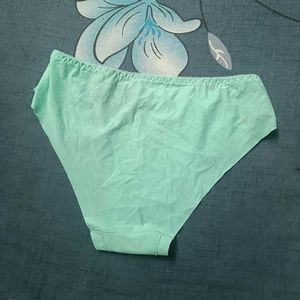 Mint Green Lace Trim Briefs