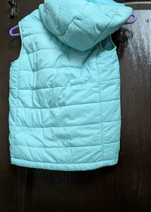 Cute Blue Hooded Vest