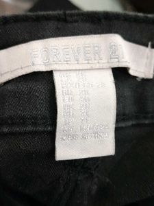 Black High Rise Jeans For Women's
