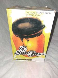 Vintage Sun Jar Solar Lamp