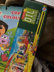Pack Of Kids Colors, Coloring Book, Stand &amp; Board