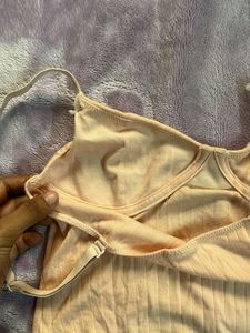 Peach Crop Top