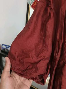 Boho Tiered Puff Sleeve Top