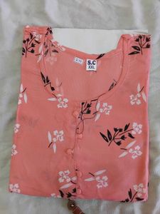 Floral Print umberlla Kurta