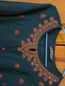 Dark Green Kurta