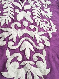 Beautiful Embroidered Purple Kurta