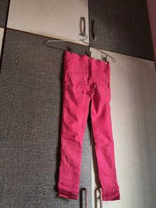 Bright Pink Skinny Pants