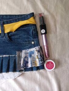 Upcycled Denim Ruffle Skirt – "Tokyo Drift" Editio