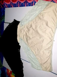 Lace Trimmed Panties - Pack of 2