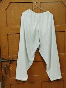 White Cotton Salwar Pants