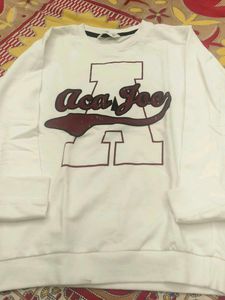 White Graphic Sweatshirt