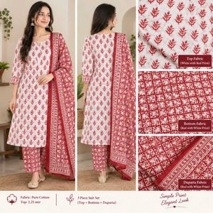 Pure cotton dress material